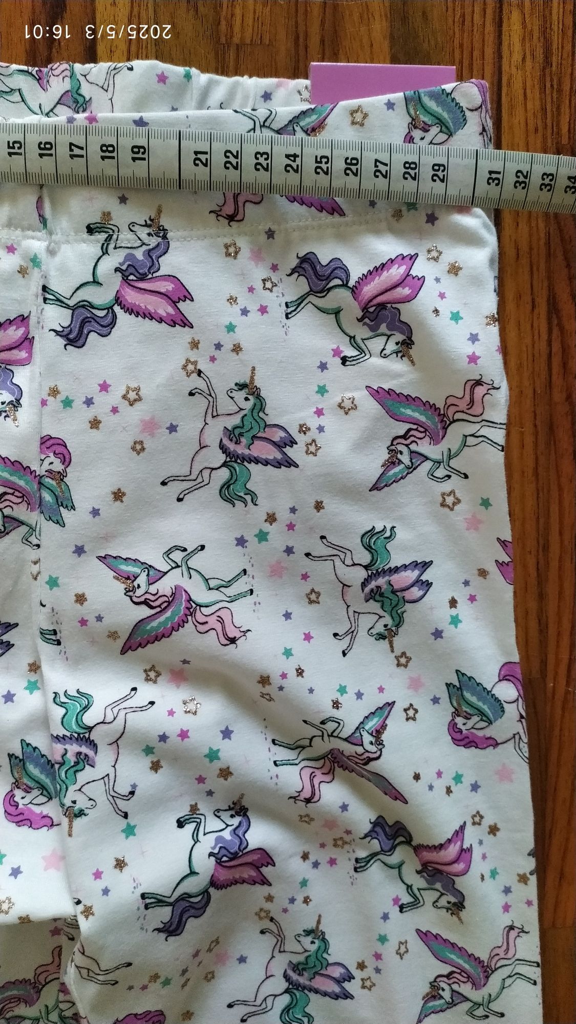 322. Prześliczne nowe legginsy na 10/11 lat