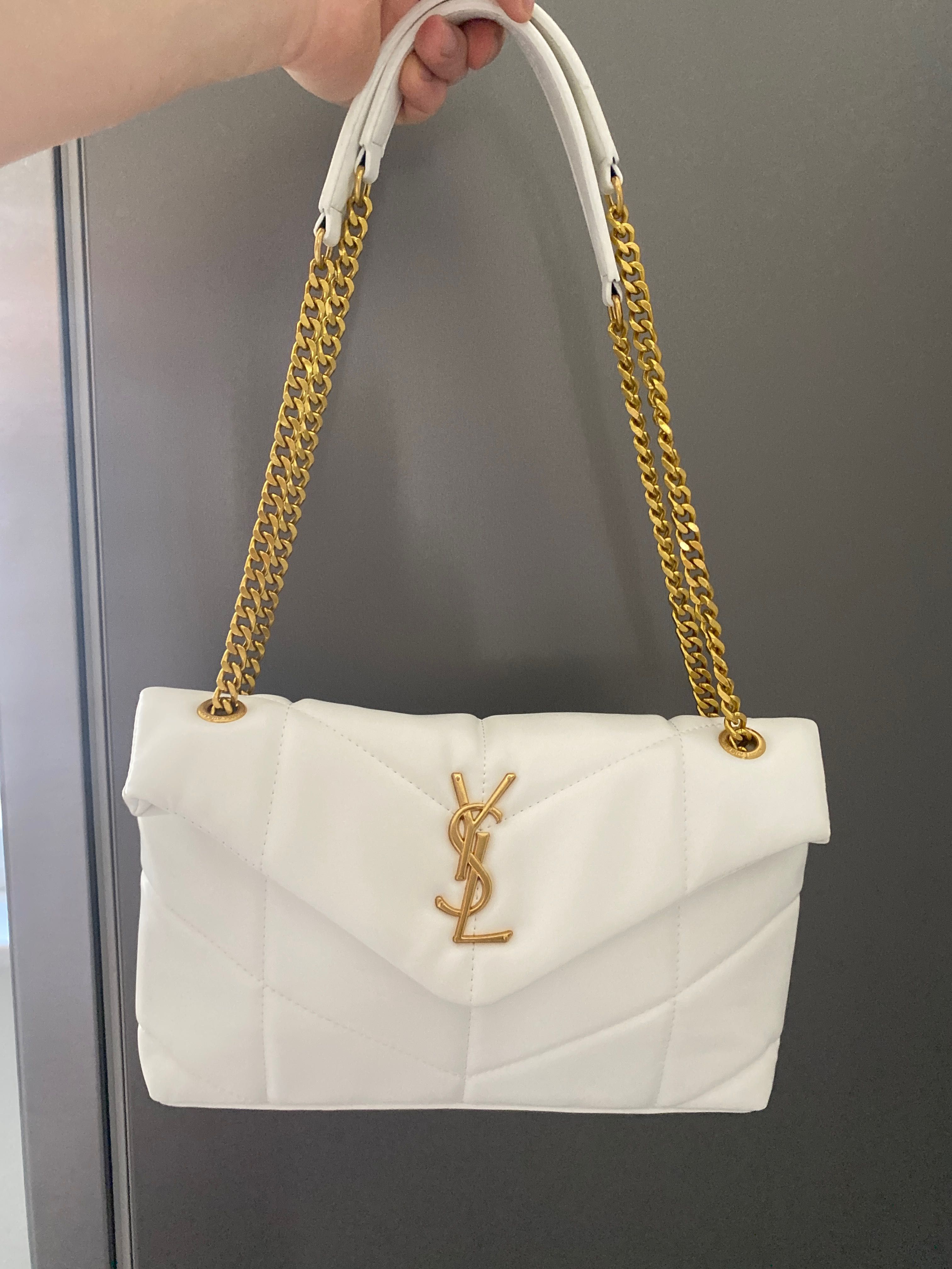 Saint Laurent toy torebka skóra naturalna
