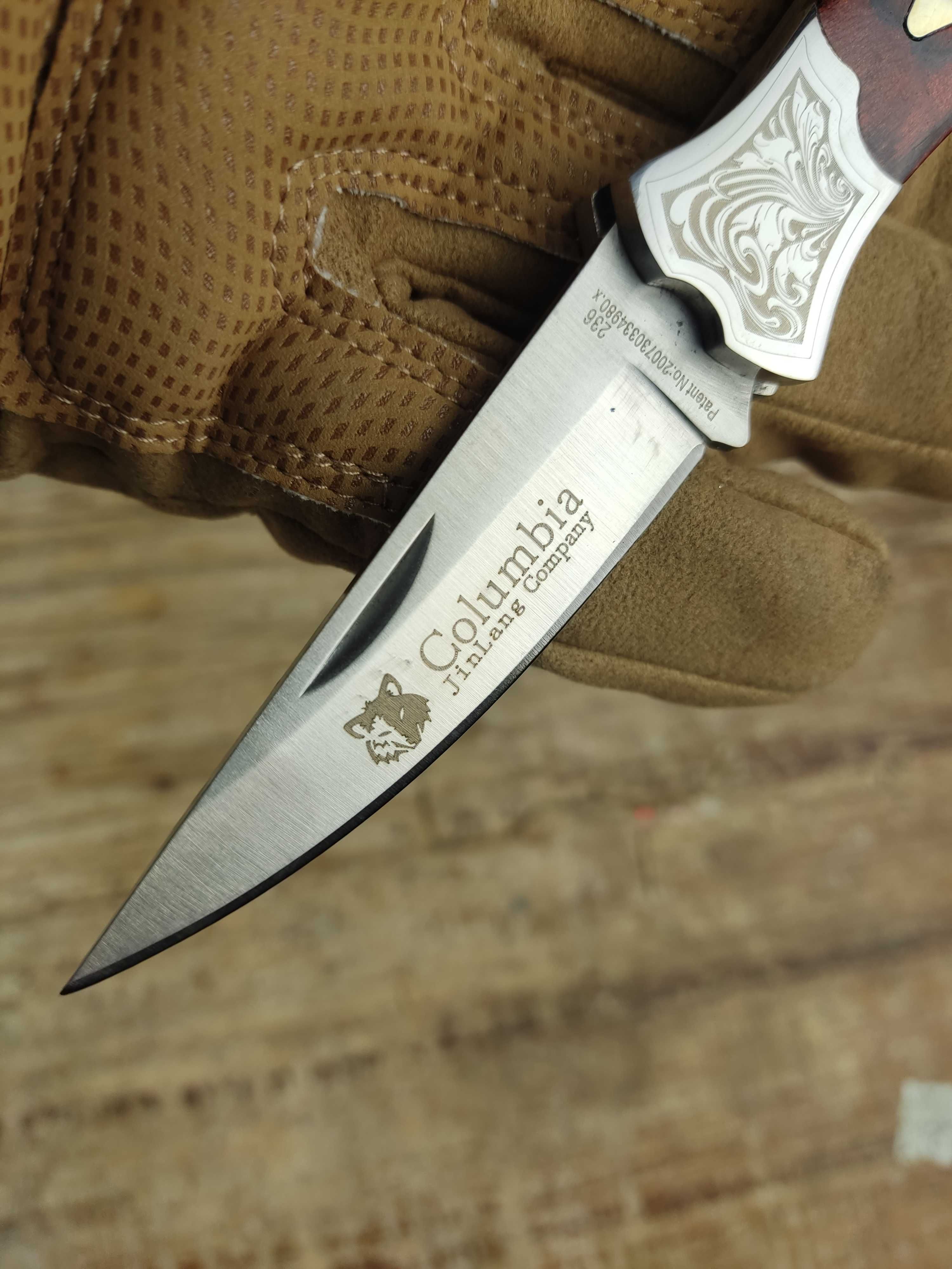 Nóż scyzoryk myśliwski COLUMBIA Back-Lock NS11