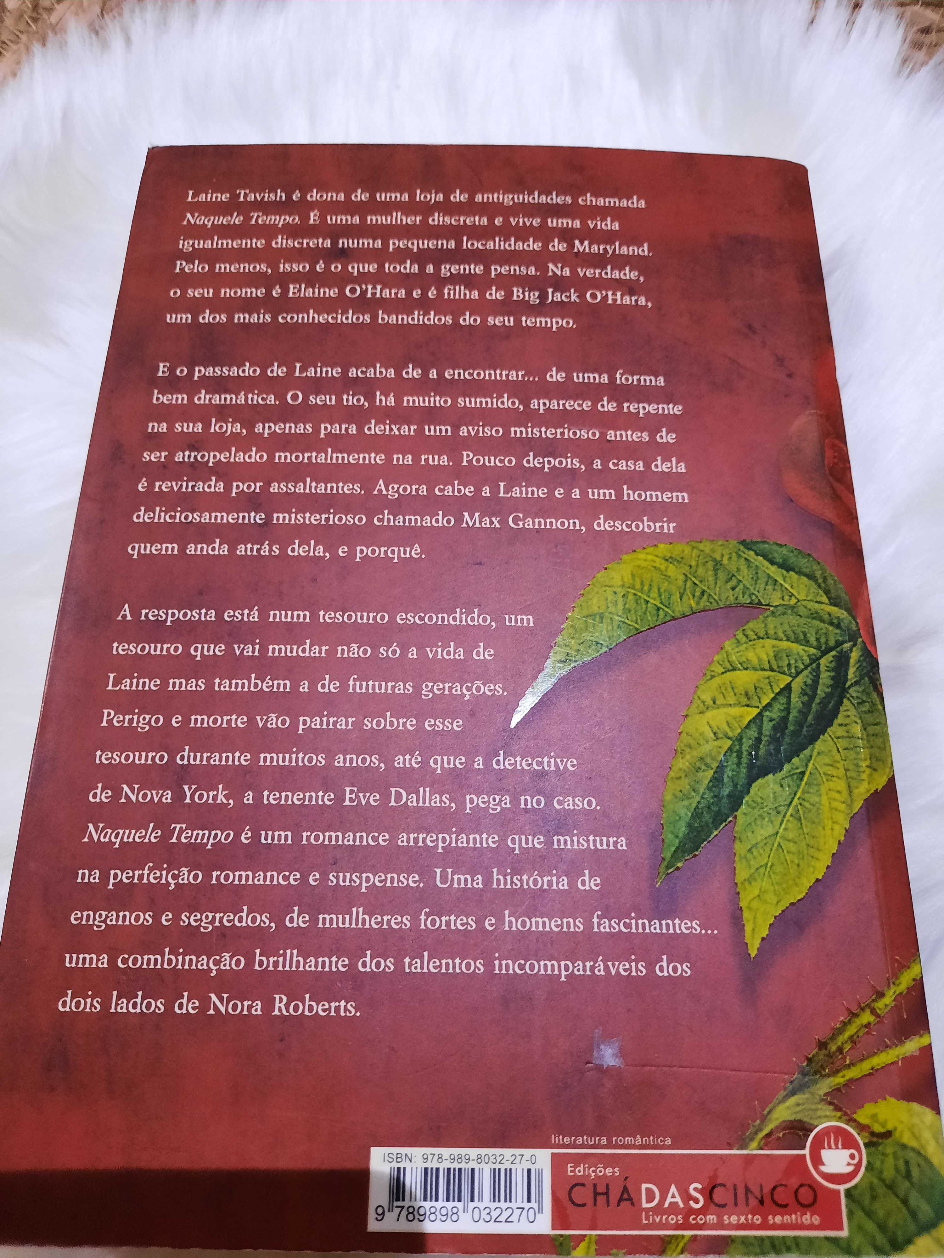 Livro " Naquele tempo " de Nora Roberts, portes incluídos