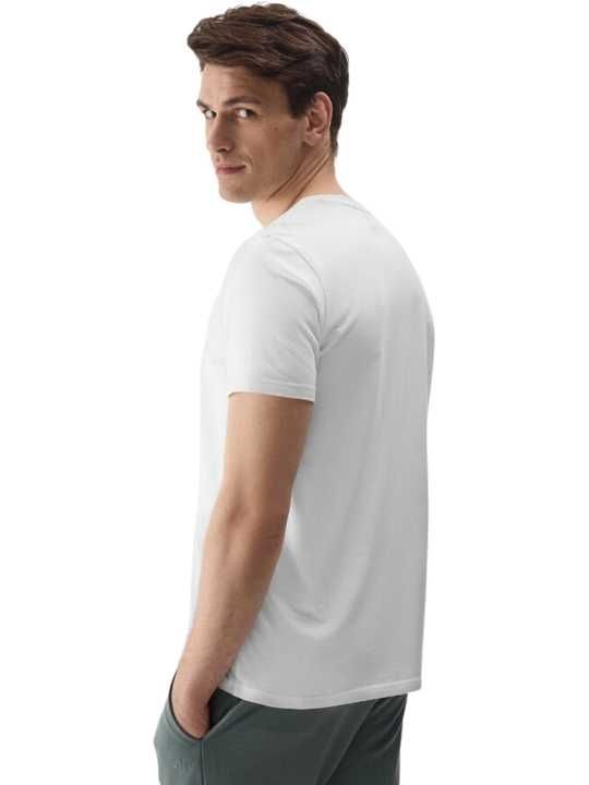 Koszulka Męska 4F Bawełna T-SHIRT BIAŁA (SHM1154-10) -3XL WYSYŁKA 24H