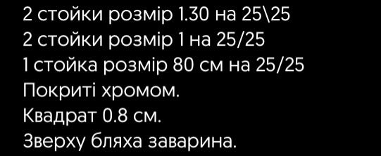 Стойки в лофт стилі