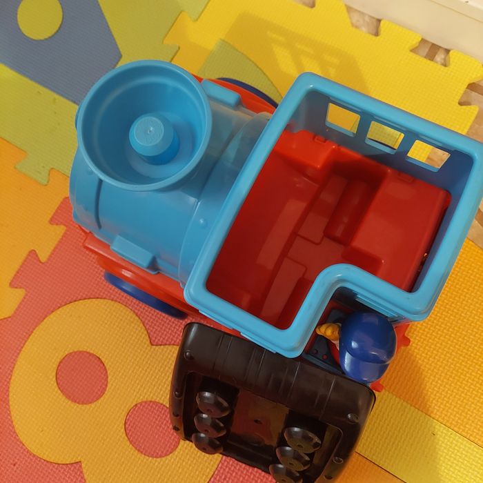 Mega bloks набір кубиків (вертоліт, поїзд) Мега блокс