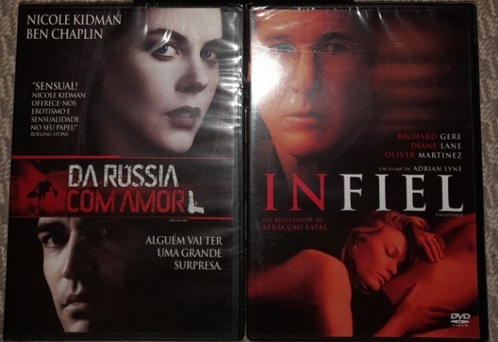 Pack DVD Romance/Thriller - Infiel e Da Rússia com Amor