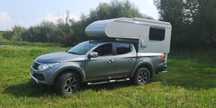 Zabudowa kempingowa na samochód pick up, camper 4x4, kamper kempingowy