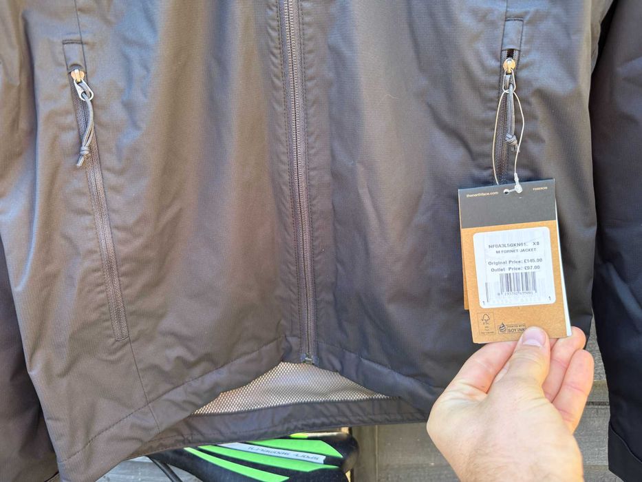 Курта для походів Unisex чоловіча жіноча The North Face дощовик XS S M