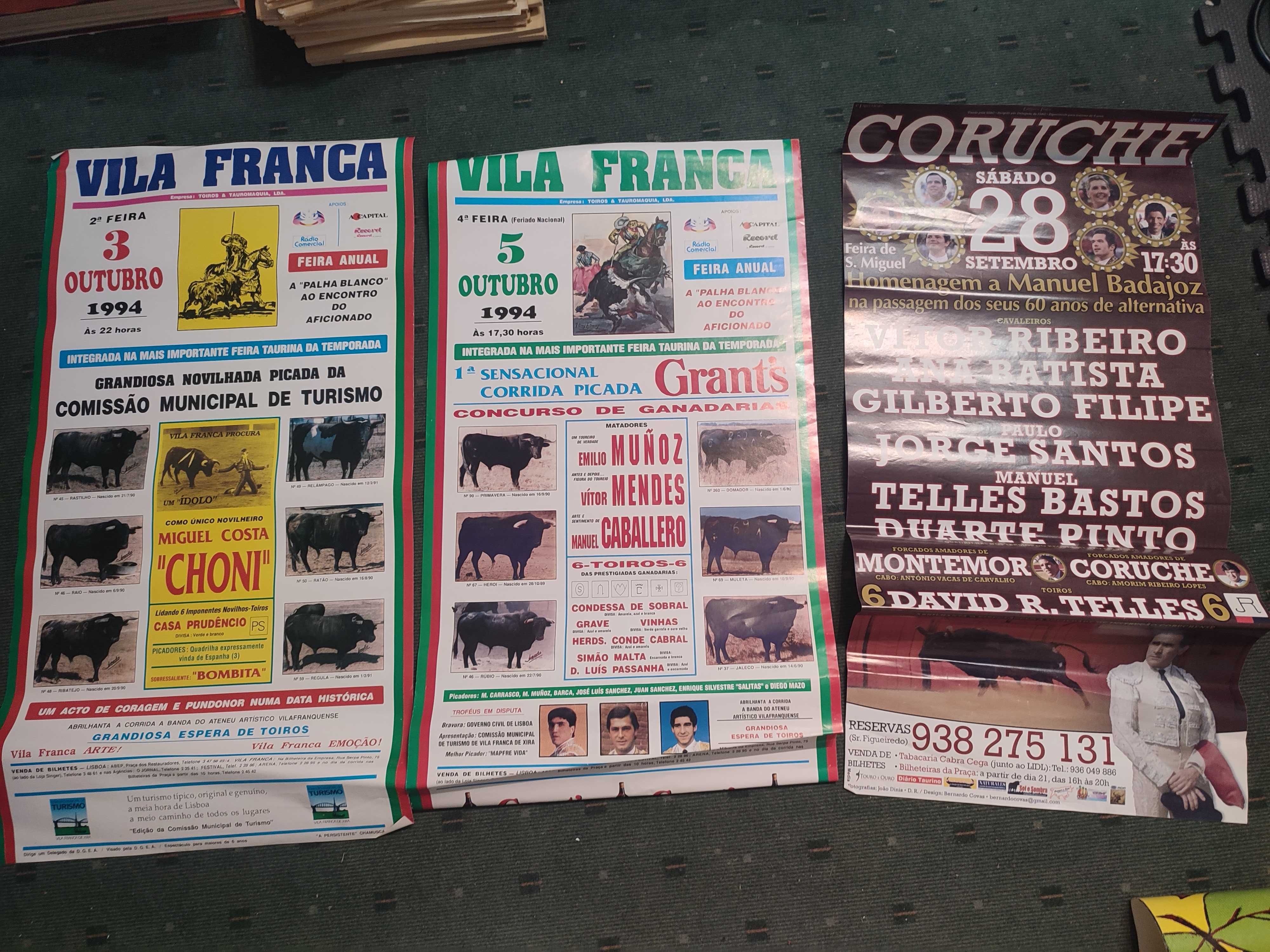 Cartazes Tauromaquia - Cada 5 €