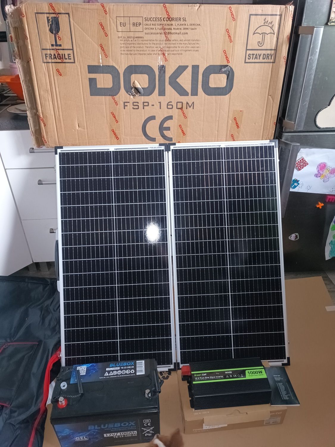 Solarna elektrownia 1200Wh zasilanie awaryjne -Promocja .