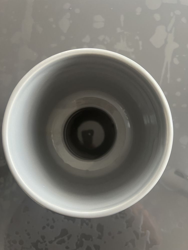 Wazon doniczka szary 20,5 cm