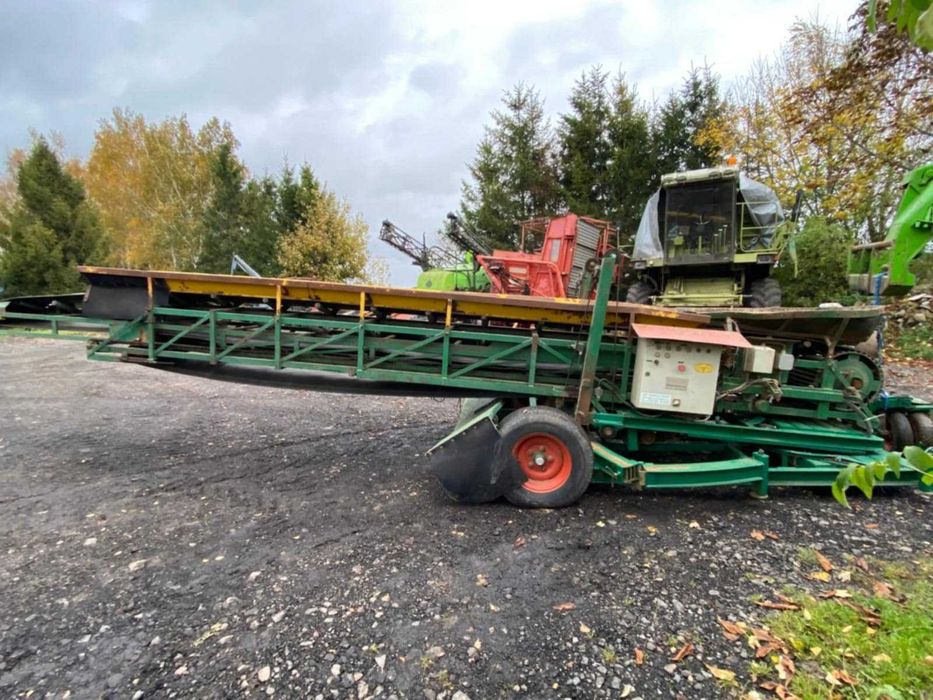 Pryzmownik dolnego zasypu Visser przenośnik taśmowy 12m  taśmociąg