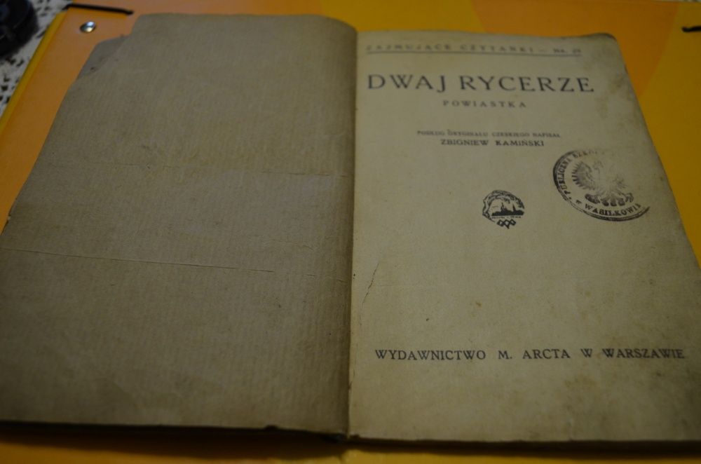 Dwaj rycerze : powiastka