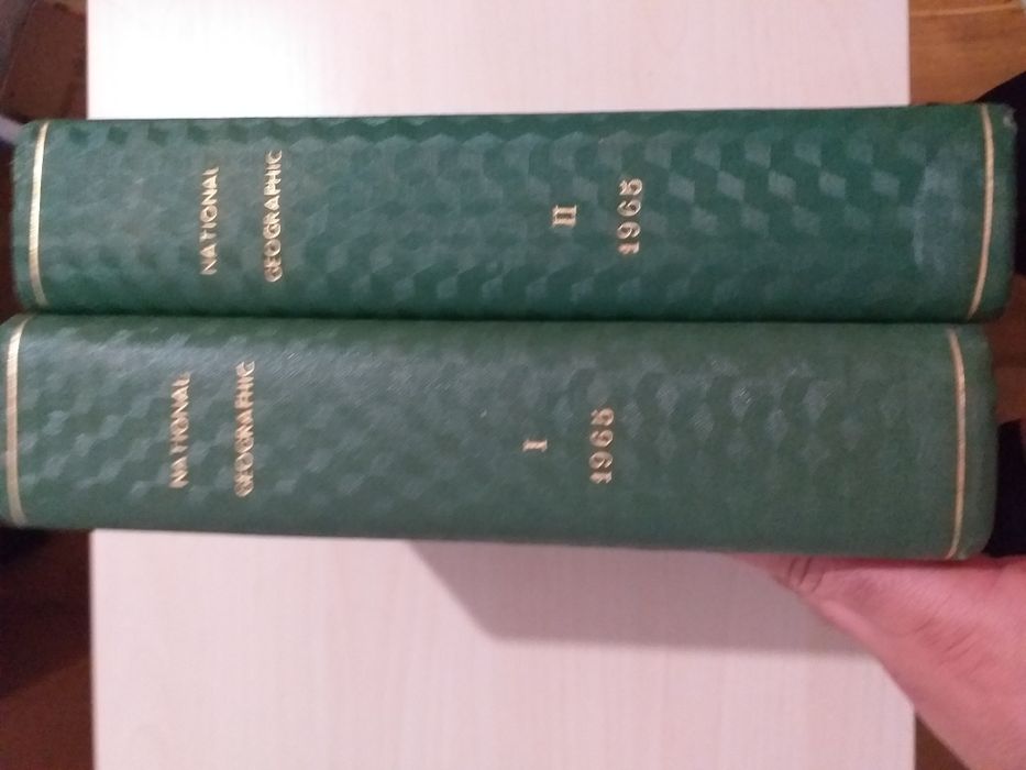 Coleção National Geographic 2 Volumes - Reviatas ano completo 1965