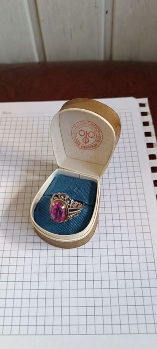 Винтажный серебряный перстень "Герцогиня" СССР. Брошки,серьги,цепочки.