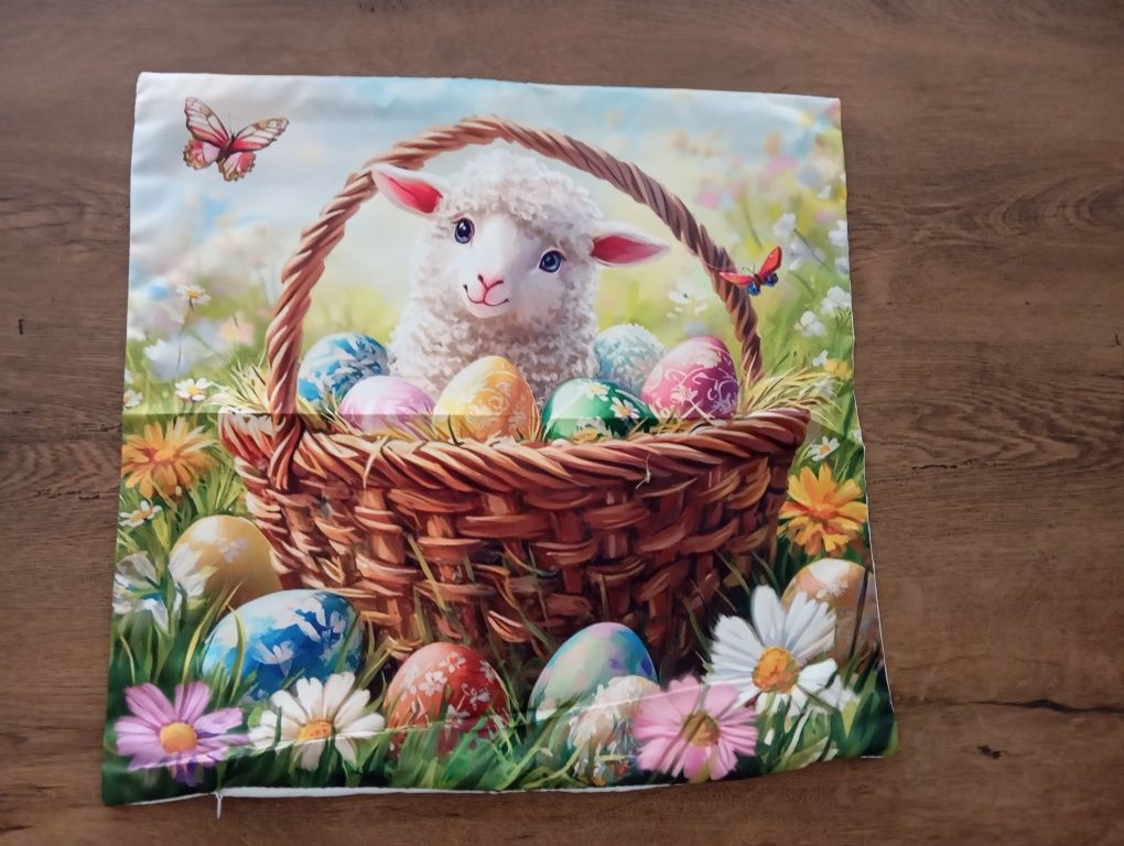 Zestaw 4 poszewek Wielkanocnych 45x45
