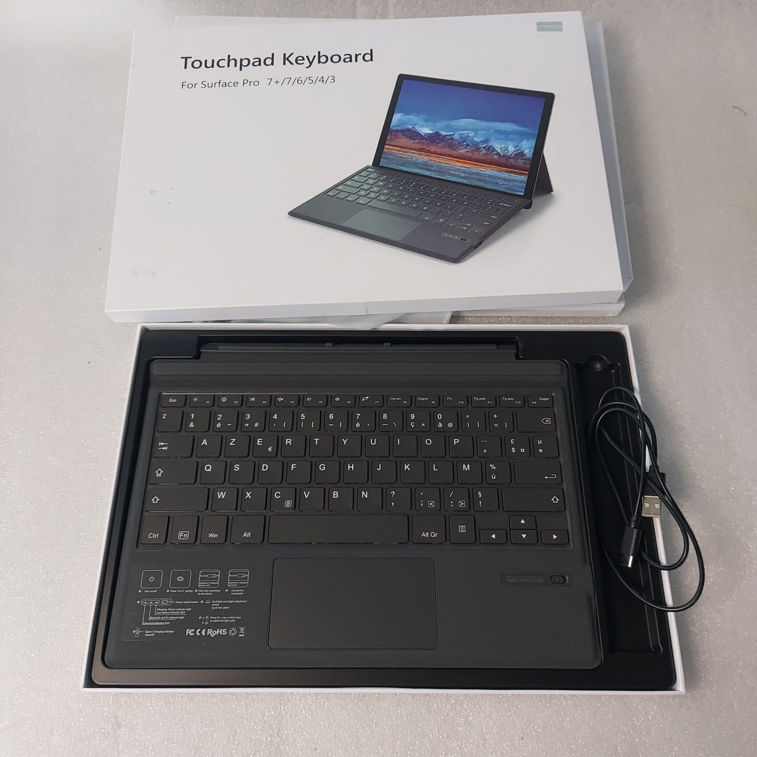 MoKo Francuska klawiatura kompatybilna z Microsoft