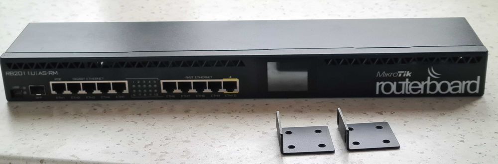 Гігабітний маршрутизатор, роутер Mikrotik RB2011UiAS-RM