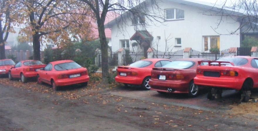 TOYOTA CELICA V 5 boczek tapicerka drzwi lewy