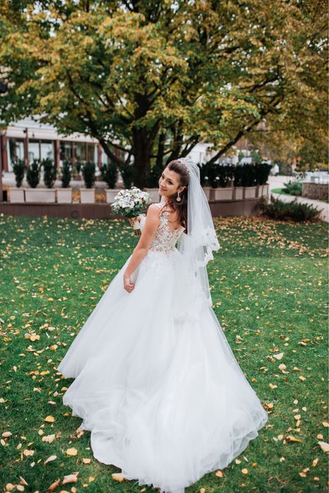 Весільна сукня А-силует S свадебное платье