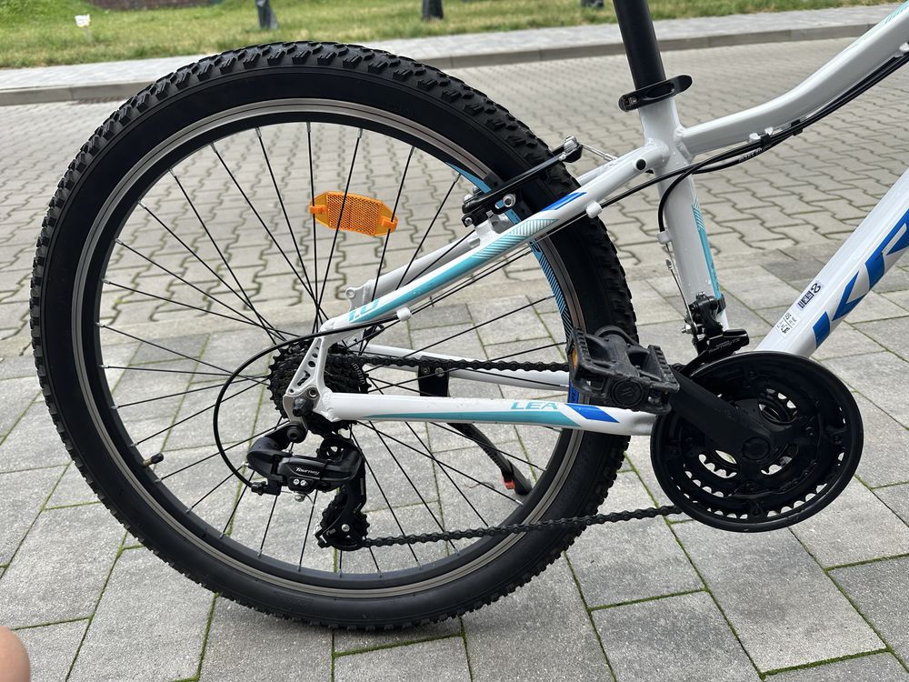 Rower KROSS Lea 1.0, 13” XXS, 26”, biały, bardzo dobry stan