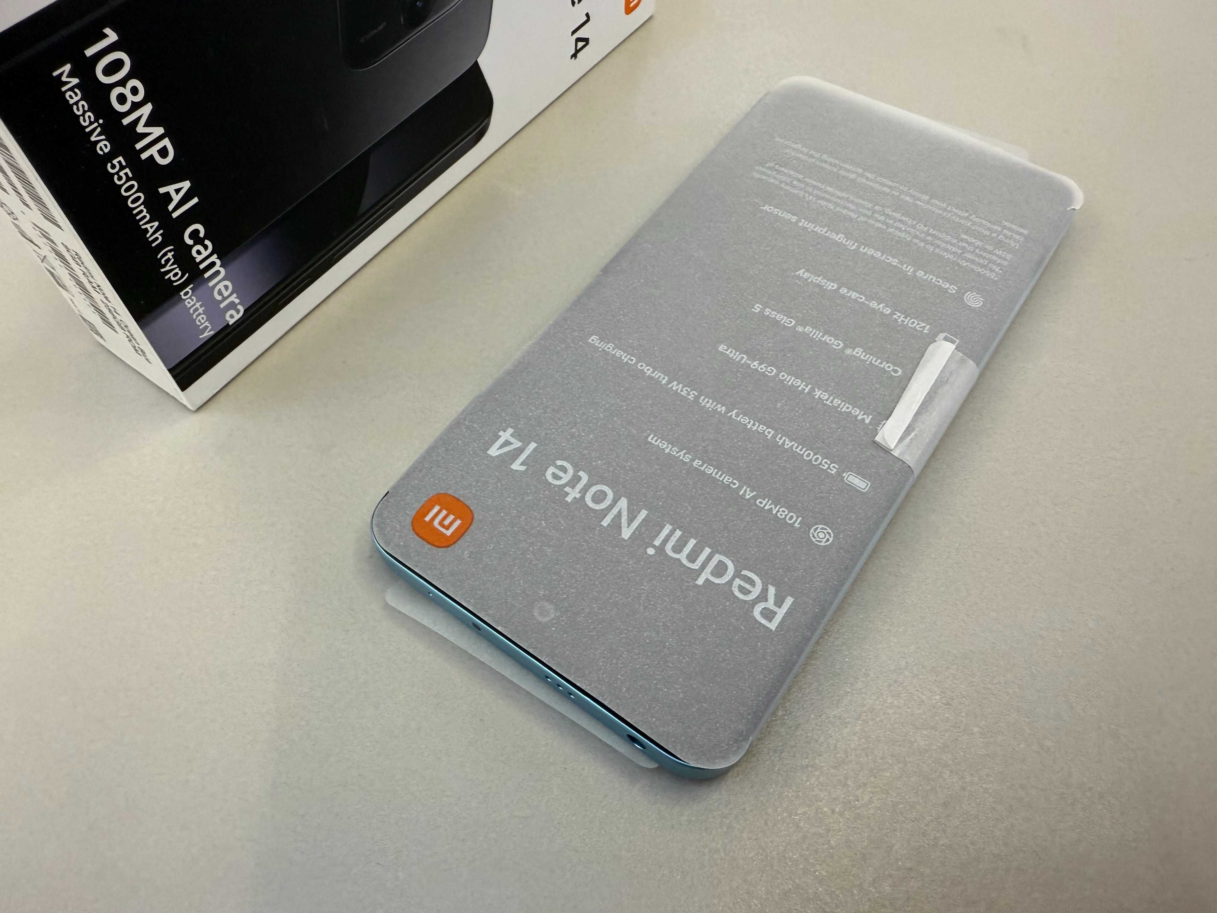 NOWY Xiaomi Redmi Note 14 256GB Niebieski Teletorium Auchan Wałbrzych