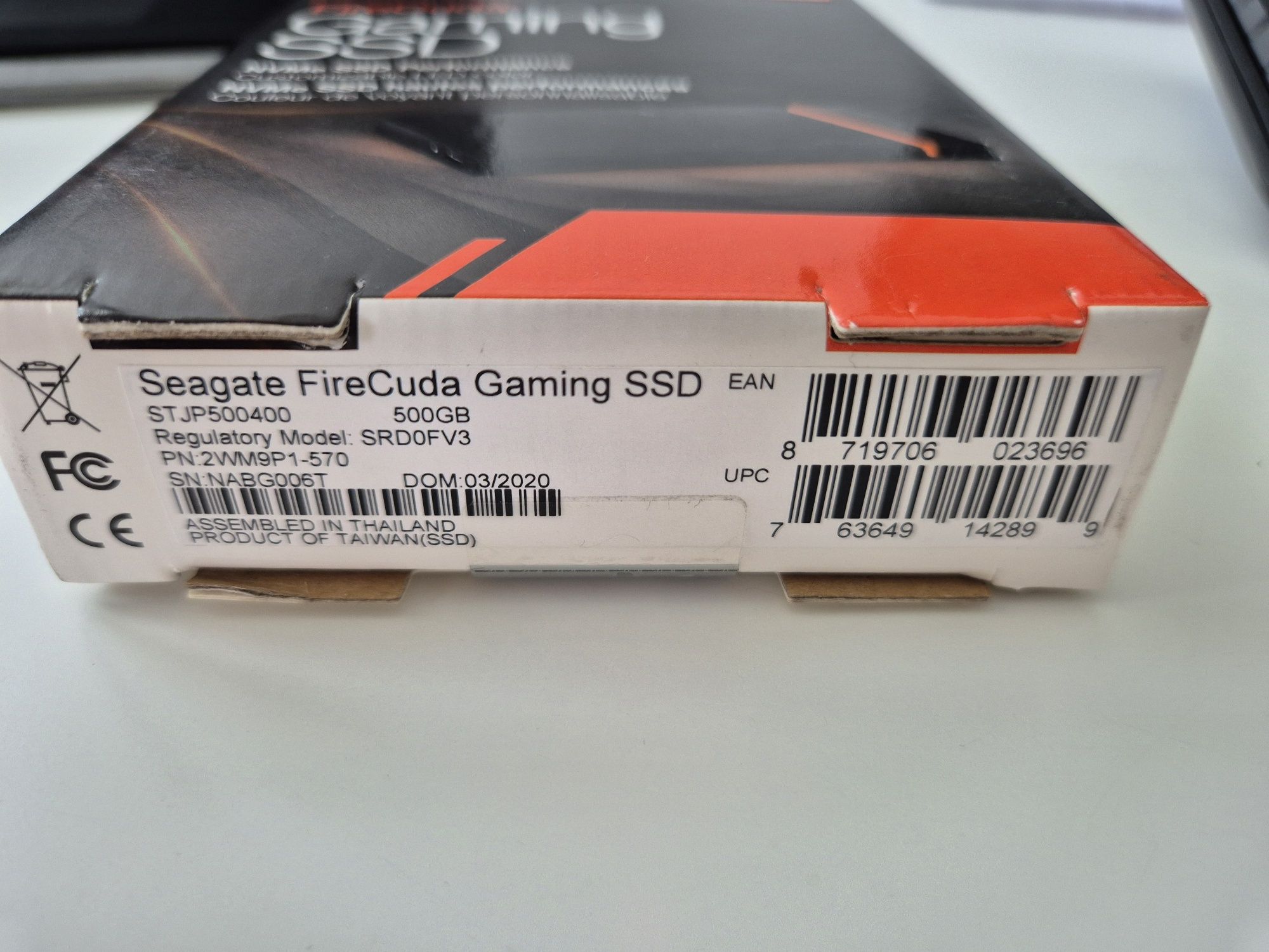 Dysk SSD 500 GB Seagate zewnetrzny FireCuda