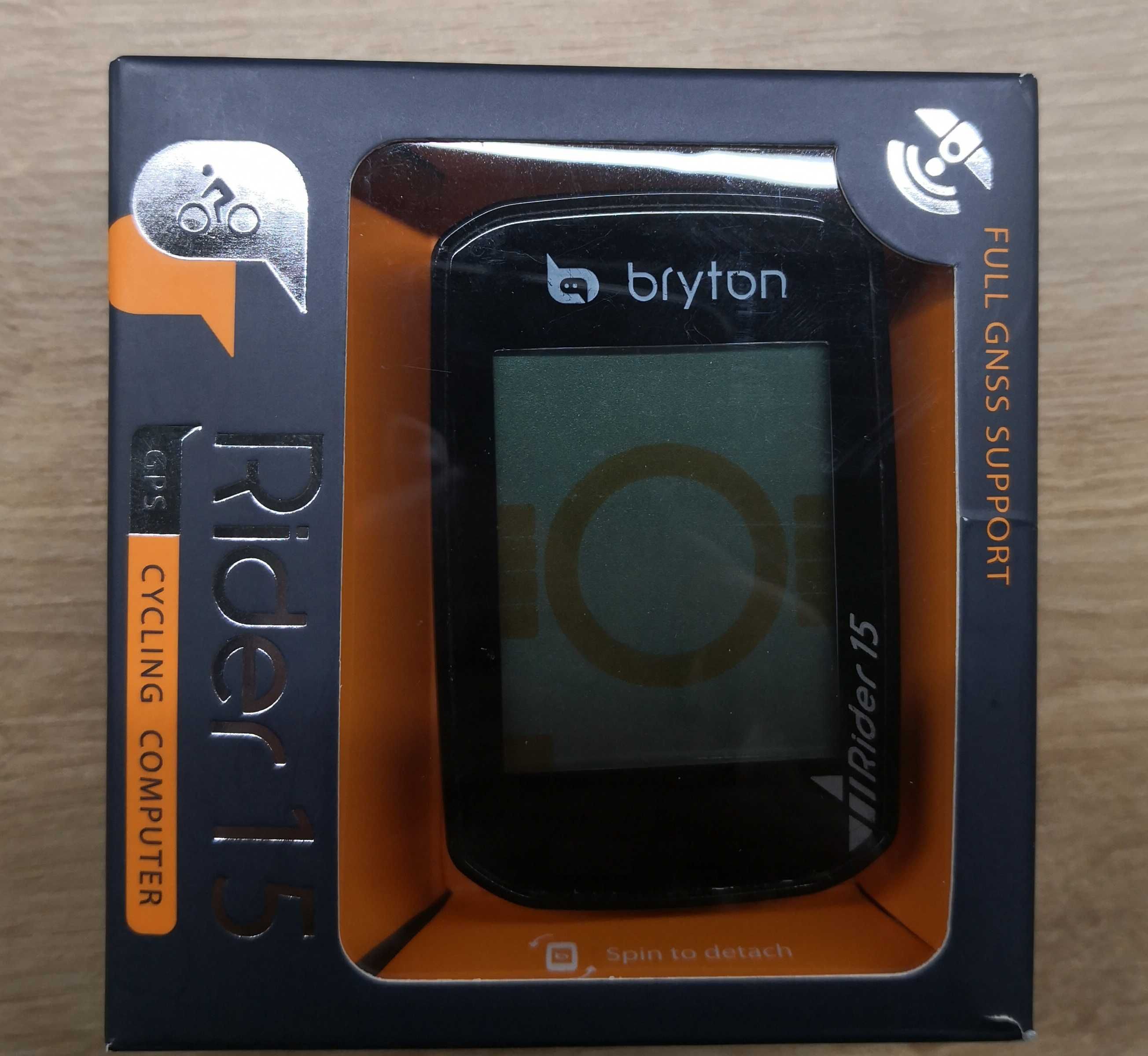 Licznik rowerowy GPS Bryton Rider 15 + Uchwyt Bryton F-Mount