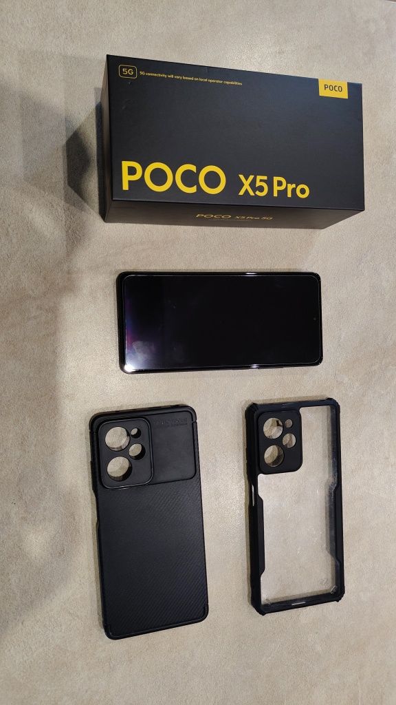 Xiaomi POCO X5 Pro 5G 8/256 - stan idealny, komplet +