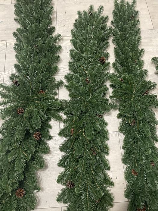 ДУЖЕ РІЗНІ гірлянда гілка хвойна ялинкова декор вітрин фасаду ялинка