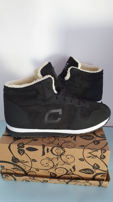 Buty nowe męskie zimowe ocieplane czarne markowe Rozmiar 28-28.5 cm