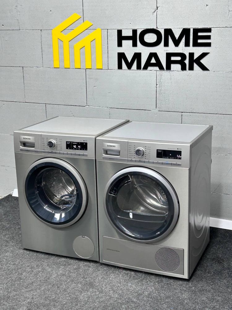 Комплект пральна + сушильна машина Siemens WT45W569DN та WM14W5S9DN