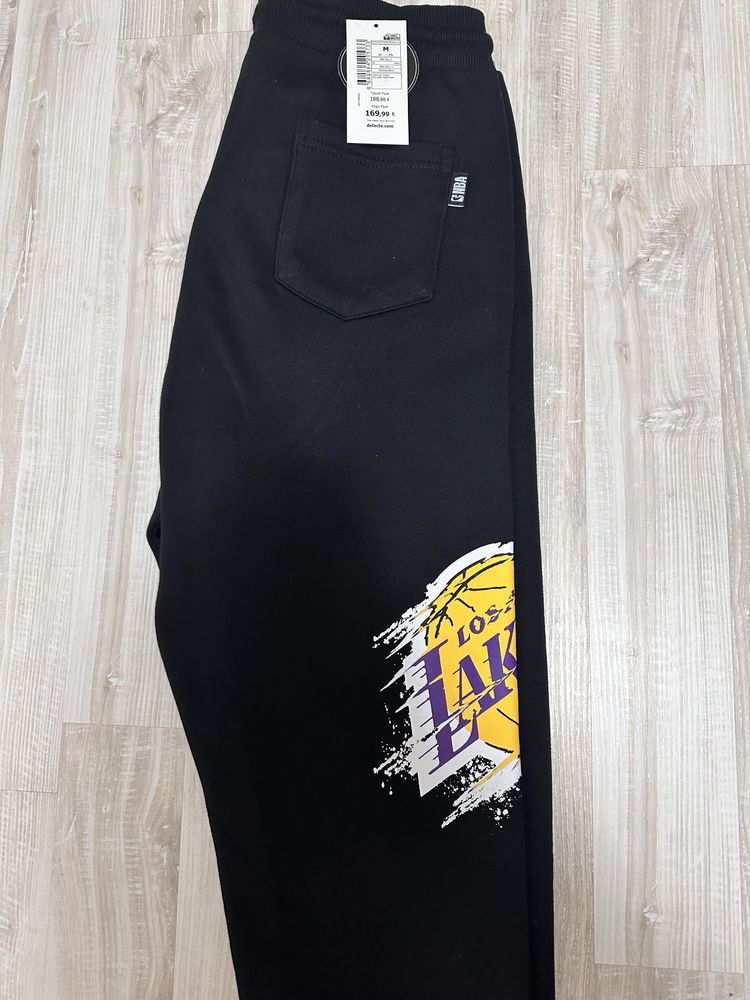 Штаны джогеры lakers nba