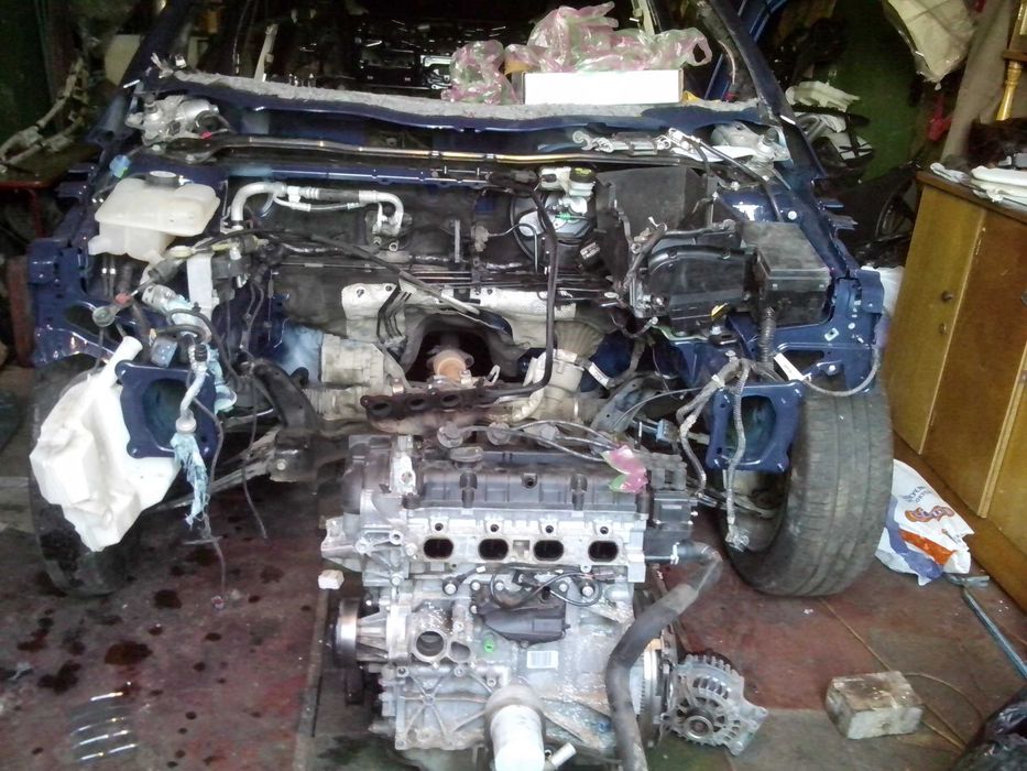 Reparação de carro após um acidente