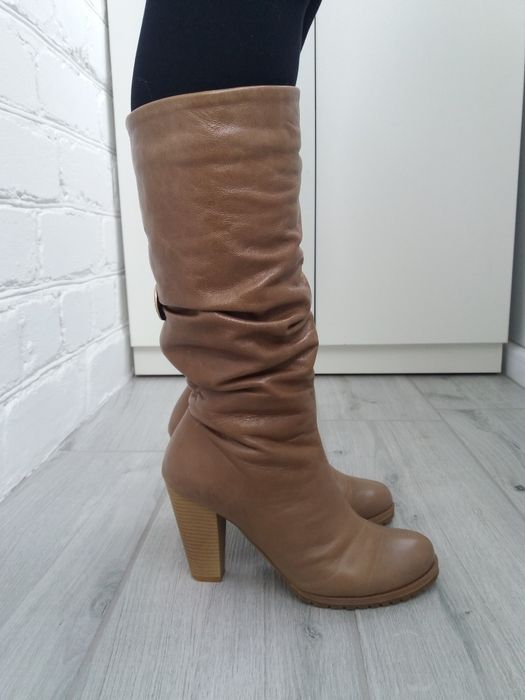 Сапоги зимние из натуральной кожи