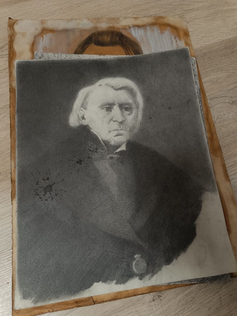 Рисунки, графика, рисунок винтажные А3