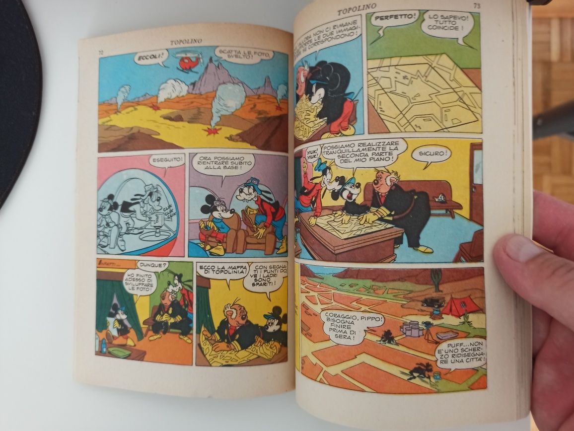 Walt Disney Topolino N.1010 Kaczor Donald Włoski komiks z 1975