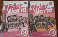 Wider World 3 students' book & workbook книга: тетрадь и учебник анлий