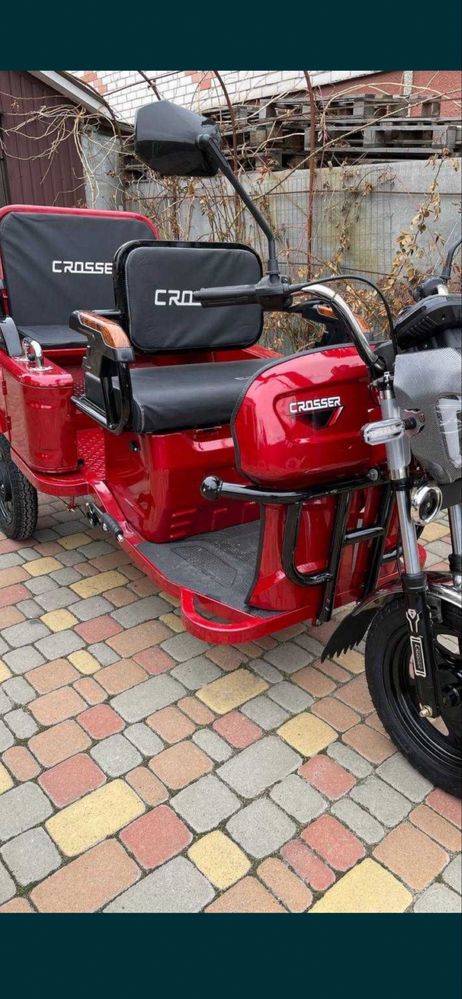 Новинка!!!Трицикл електричний грузовий СROSSER Cargo10 800w