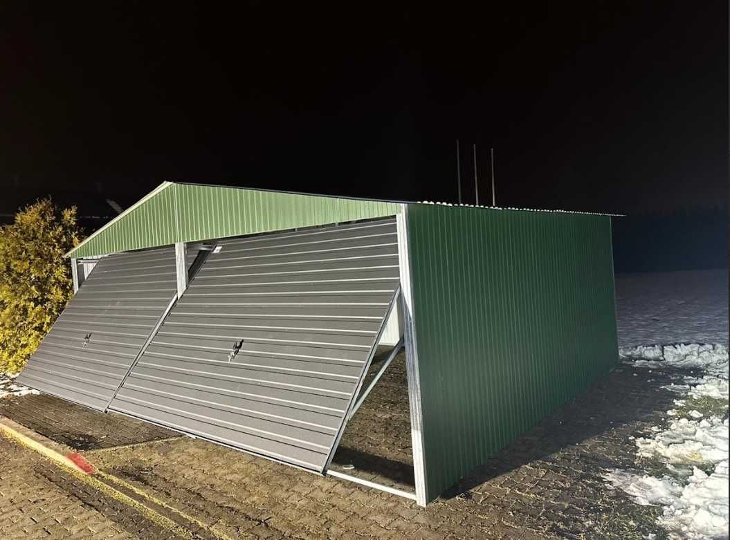 Garaż blaszany 6x5, garaże blaszane, hale, solidna konstrukcja