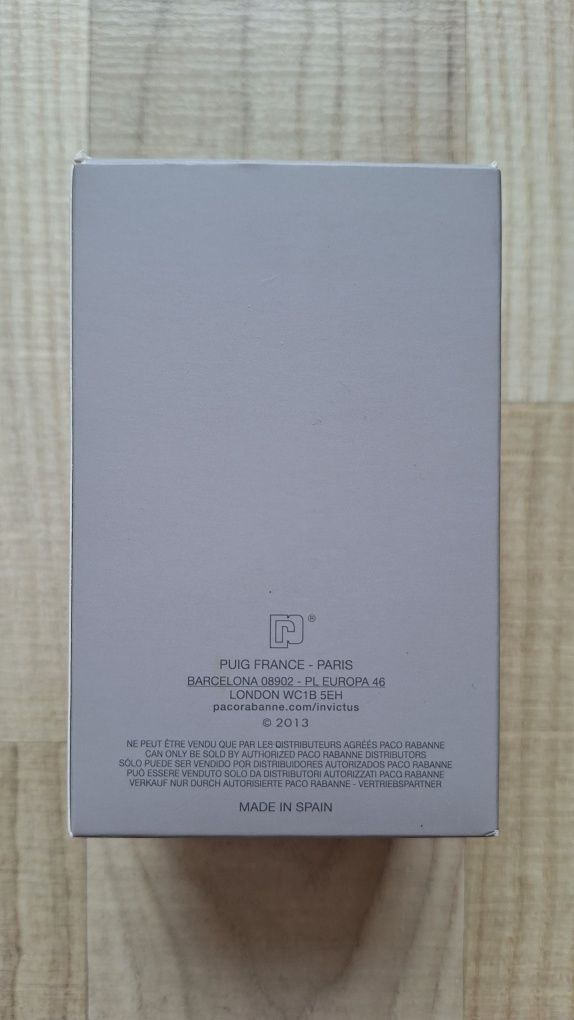 Nowy Oryginalny Paco Rabanne Invictus After Shave 100ml Woda Po Golen