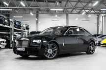 Rolls-Royce Ghost 6.6 V12 570KM. Gwiezdny sufit Starlight. Salon PL. 1 właściciel. FV23%
