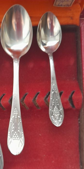 Серебряная чайная ложка 14.5 см 875 проба Каштан срібна ссср