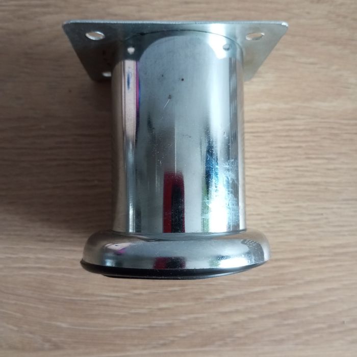 Nóżki meblowe chromowane, stopki do mebli 8cm