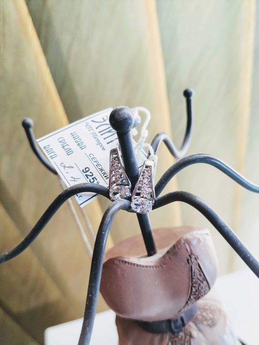 Серебряные серьги