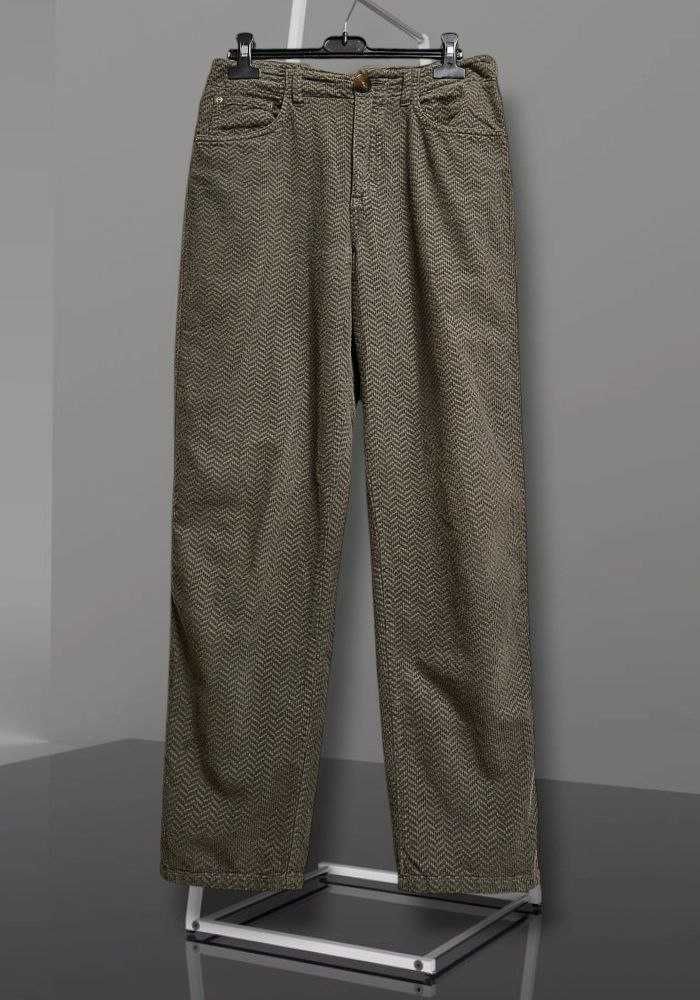Мужские брюки Massimo Dutti, цвет хаки, р. S/M
