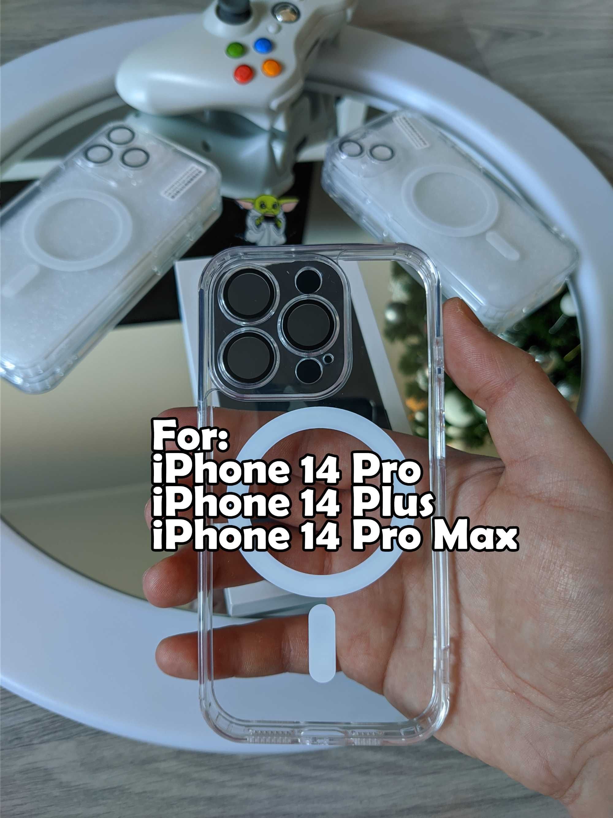 Чохол Clear Magsafe iPhone 14 Pro Max / 14 Plus чехол айфон магсейф