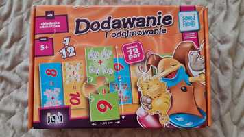 Układanka edukacyjna dodawanie i odejmowanie, JAWA