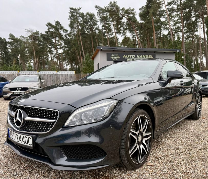 Mercedes-Benz CLS 350d AMG plus 258KM 4matic salon Polska- jeden właściciel