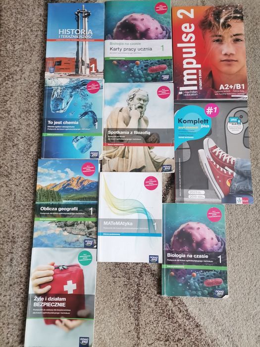 Sprzedam książki do 1 klasy