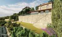 Lote com projeto aprovado renovação de vivenda c/piscina e vista Douro