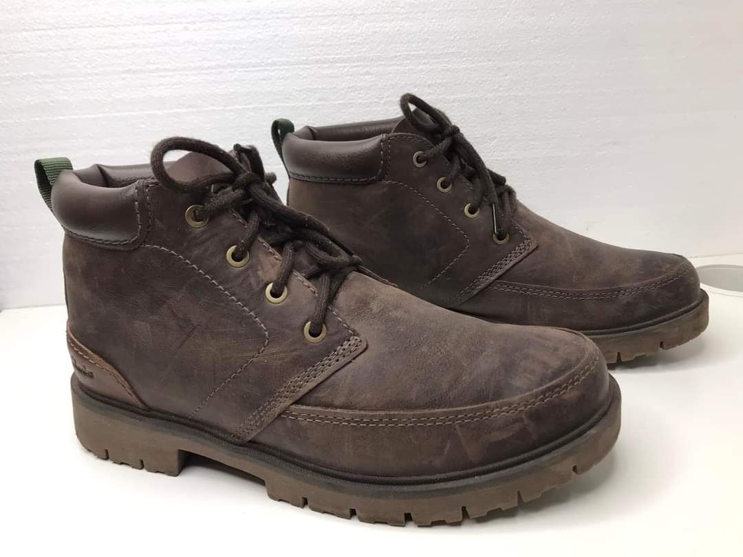 Męskie trapery skórzane ocieplane Clarks Rozmiar 42